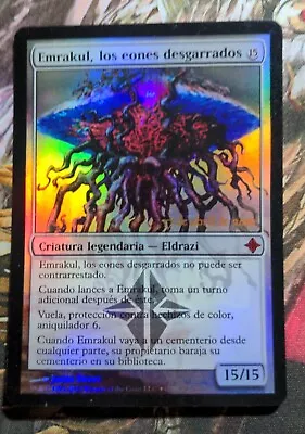 MTG SPANISH FOIL Emrakul The Aeons Torn - Prerelease Promo NM! Magic Gathering! • $29.99