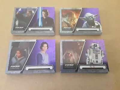 2016 Star Wars Evolution Purple Lightsaber Parallel Pick Your Card Finish Yr Set • $3.41