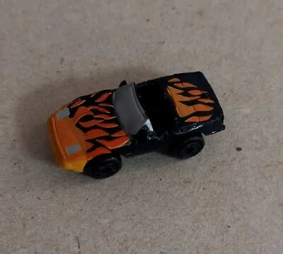 Micro Machines Corvette Black With Orange/Red Flames (915) Rare 1:144 • £12.99