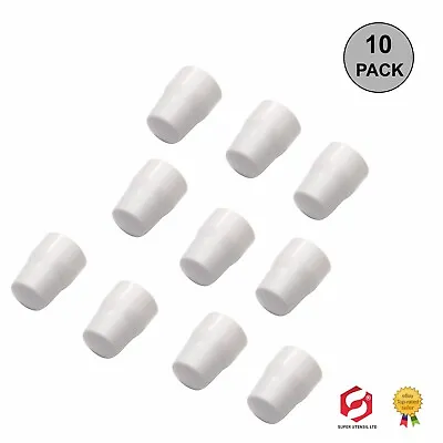 10 X Central Heating Radiator Replacement Caps / Cap Universal Valve White New • £8.30
