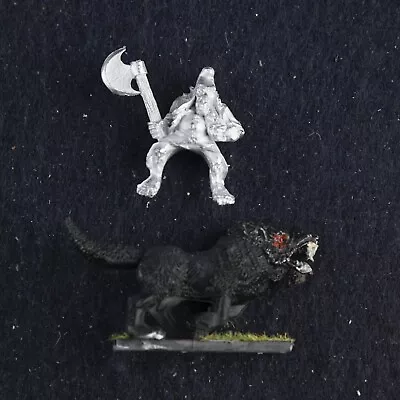 Hobgoblin Wolf Rider W/ Axe Chaos Dwarfs Metal Citadel Dwarf Dwarves 90s G86 • £21.99