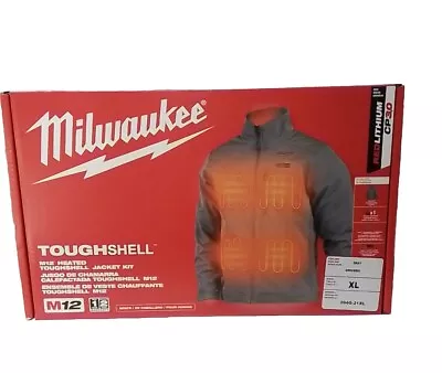 Milwaukee 204G-21XL M12 Heated TOUGHSHELL Jacket Kit - Gray XL - NEW • $149