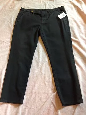 New Seven 7 For All Mankind Low WAIST SKINNY Black Jeans Soft 29 Inseam 22  • $84.69