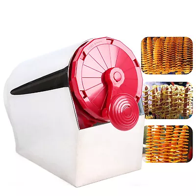 Commercial Twister Slicer Kitchen Vegetable Potato Spiral Cutter Machine • £8.60