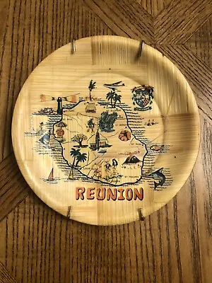 Vintage Collectible Plate: Map Of Reunion • $100