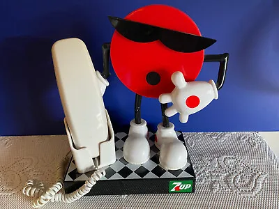 1990s COOL SPOT 7UP Soda ADVERTISING TELEPHONE • $64