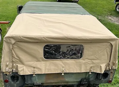 Tan HMMWV 4 Man Crew Cargo Cover 2540-01-330-6170. PN 12340777-5. • $350