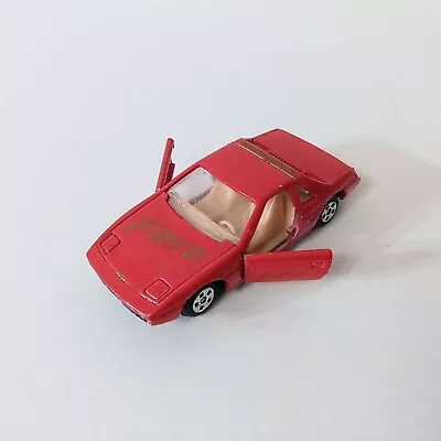 Pontiac Fiero Diecast Toy Car With Opening Doors Vintage 1980's Rare HTF • $6.35