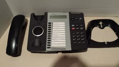 Mitel 5324 VOIP Telephone IP5324 Black Display Phone 50005664 Handset & Stand • $39.95