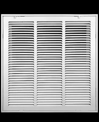 Steel Return Air Filter Grille Fixed Hinged HVAC Duct Cover Grill White • $156