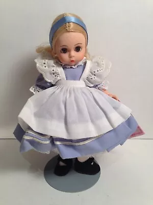 Vintage ALICE IN WONDERLAND Madame Alexander 8  Doll With Stand • $15.99