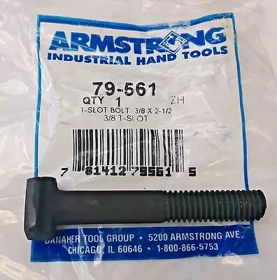 Armstrong 79-561 T-Slot Bolt 3/8  X 2-1/2  USA • $3