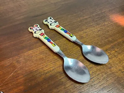 Vintage Disney Mickey & Minnie Mouse Toddler Baby  Spoon 1980's Used • $9.99