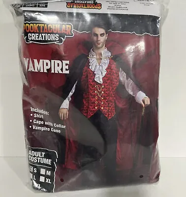 Small Scary Vampire Deluxe Halloween Costume For Men Spooktacular Creations New • $16.14