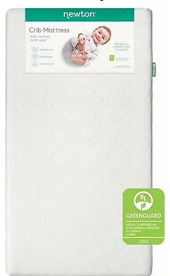 Newton Baby Crib Mattress  - Waterproof Infant & Toddler Standard Crib White • $199