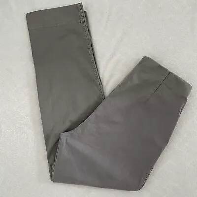 £35 • Buy OSKA Grey Casual Chino Trousers Lagenlook Pull On Straight Cotton Size 2 W28 L28