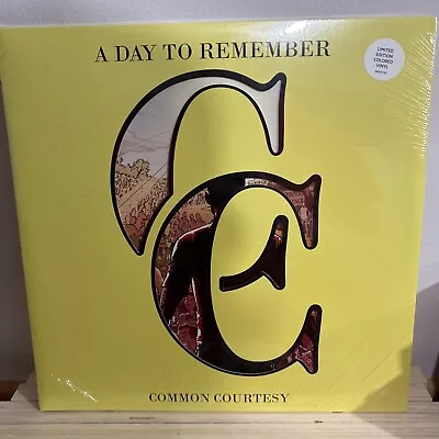 Common Courtesy (Lemon & Milky Clear) By Day To Remember (Record 2022) • $30