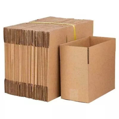 10 X 4 X 4 Boxes Shipping Packing Mailing Medium Size Corrugated Carton 15PC • $15