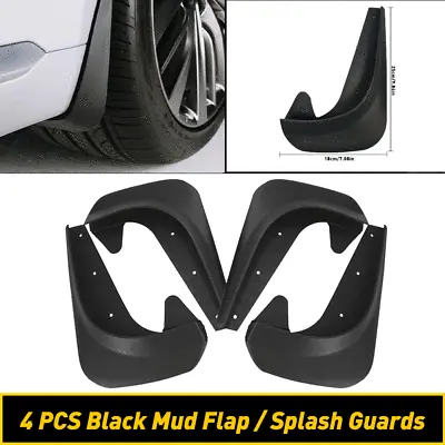 4 PC OXILAM Universal Auto Car Mud Flaps Splash Guards For Front Rear Fender EOM • $24.99