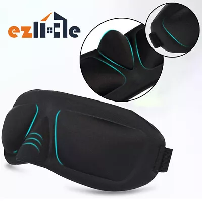$5.99 • Buy Travel 3D Adjustable Sleeping Blindfold Soft Memory Sleep Eye Mask Shade Cover