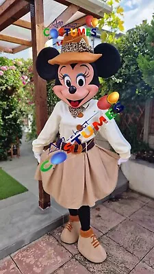 Hire Safari Minnie Mouse Lookalike Costume Mascot Fancy Dress Delivery UK K9 • £50