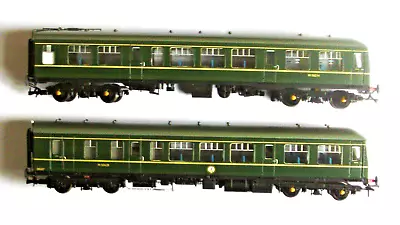Bachmann 32-900 Class 108 2 Car DMU Train  Green DCC Ready With Lights-Whiskers • $218.43