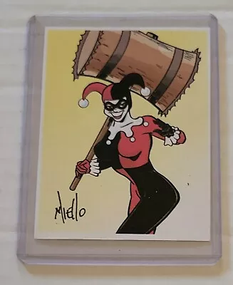 Tony Miello Harley Quinn Art Sketch Card • $51.63