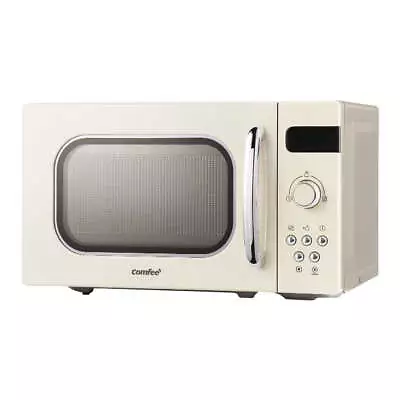 Comfee 20L Microwave Oven 800W Countertop Kitchen 8 Cooking Settings Cream • $219.99