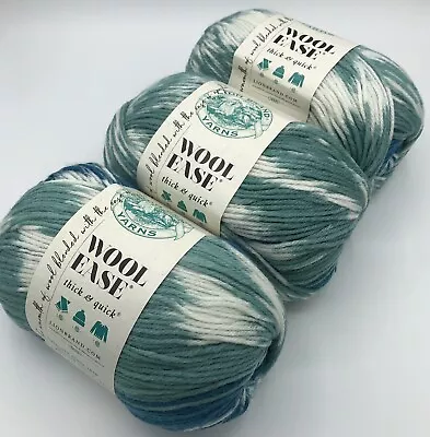 Lion Brand Wool Knitting Yarn  3 Balls 440g Total Weight#20 • £0.99