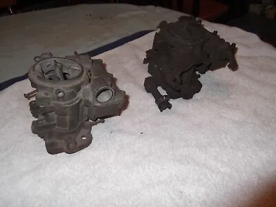 Two GM Rochester Carburetors Vintage 2 Jet Chevy Corvette • $45