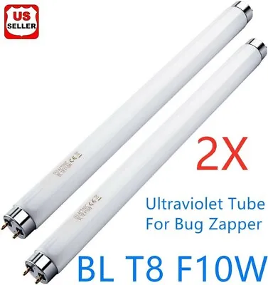 2X10W Replacement Bulb UV T8 Lamp Light 20W Mosquito Killer Insect Zapper 13inch • $9.95