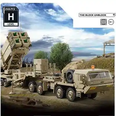 Building Blocks Panlos 628014 M983 Missile Truck Military DIY Kit 2566 Pcs • $87.01