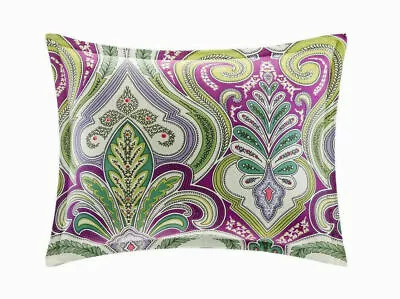 ECHO DESIGN 2pc  VINEYARD PAISLEY  STANDARD SHAMS MULTI   NIP • $63.23