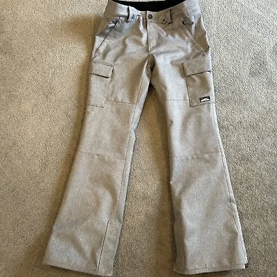 Volcom 10Kmm Gray Snowboard Pants Women’s Size Small • $39.99