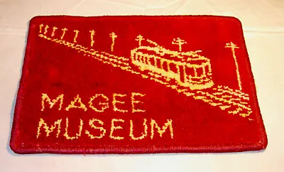 Magee Transportation Museum Trolley Souvenir Rug Bloomberg PA  • $50