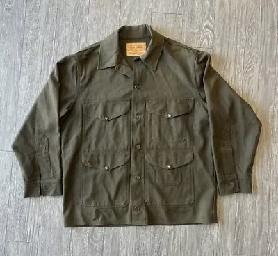 Vtg Filson Forestry Clothing Worsted Wool Cruiser Fit 24x29 (M) Green 70s • $179