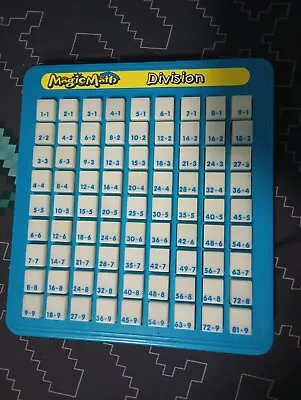 1993 Lanard Toys Magic Math Division Learning Game Push Button Keys • $12