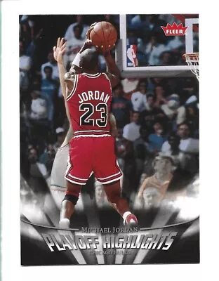 Michael Jordan 2007-08 Fleer Box Set #PH15 Playoff Highlights • $2.95