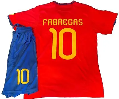 Spain National Team Cesc’ Fabregas Etc. Soccer Jersey  Free Shorts And Ship. US • $41.99