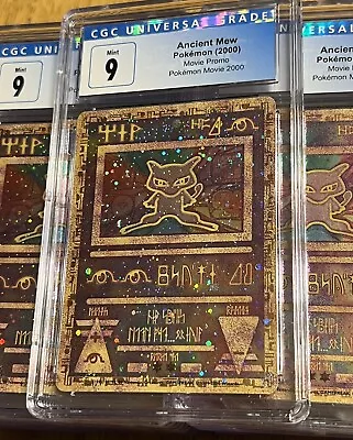$62.99 • Buy CGC 9 MINT Ancient Mew Holo Promo Movie 2000 Pokemon Card Psa