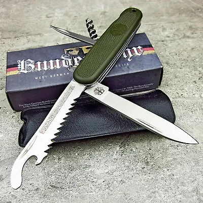 West German Bundeswehr Military Army Multi-Function Folding Tool Pocket Knife • $17.99