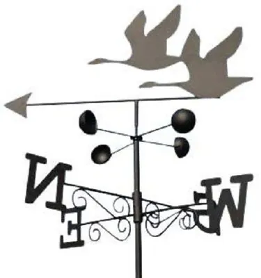 Weathervane - GEESE Steel Weathervane With Ground Spike And Wall Fixing • £24.99