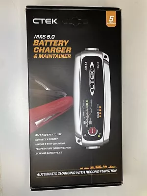 CTEK MXS 5.0 12V Smart Battery Charger & Maintainer (Art 56-987) - New • $120