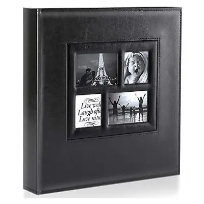 £18.08 • Buy Benjia Photo Album 500 Pockets 6x4 Photos Extra Large Size Leather Cover Slip...