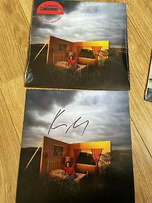 Kevin Morby Sundowner  Clear Pink Vinyl + Hand Signed A4 Print Sealed New Mint • £23.95