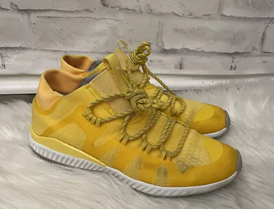 Adidas Stella Mccartney Yellow Shoes Sz 7 Style 675001 Comfort Tennis • $39.90