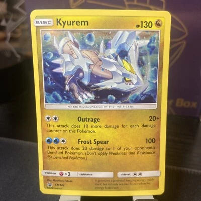 $5 • Buy Pokémon TCG Kyurem Pokemon Promos SM142 Holo Promo Authentic OOP Rare Card 2018