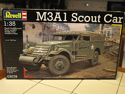 1/35 Revell Us. Army Wwii M3 - A-1 Scout Car • $20