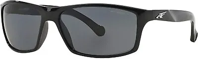 ARNETTE AN4207 41/81 61mm Boiler Black Polarized Gray Men's Sunglasses • $44.99