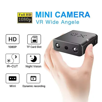 Mini Hidden 1080P HD Camera Night Vision Spy Micro Security Cam Recording DV DVR • £9.57